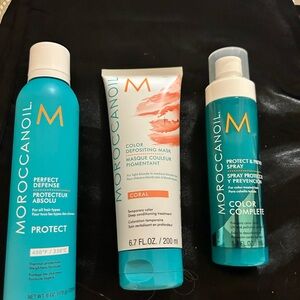 Moroccanoil Hair Care Trio - Teal and White